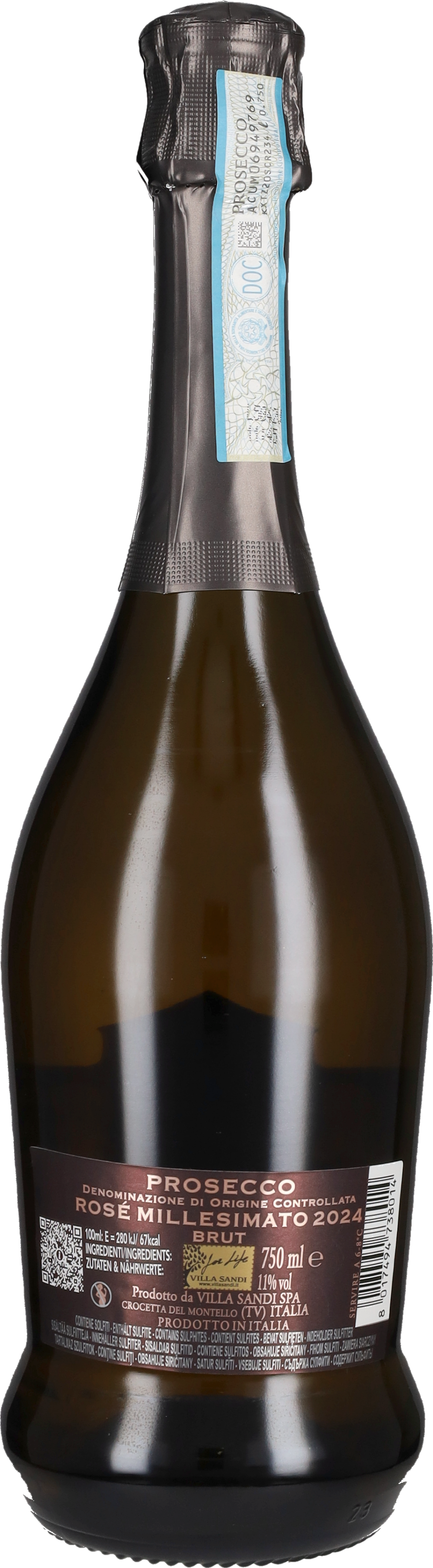 Prosecco Rosé Brut Villa Sandi 2025