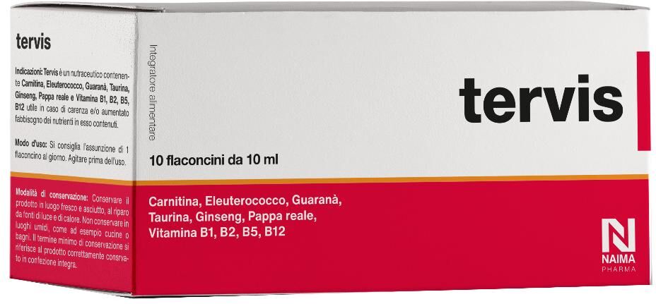 NAIMA PHARMA Srls Tervis, 10 Flaconcini