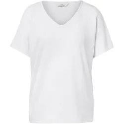 Tchibo - Strukturiertes Shirt - Damen - Gr. L - weiß