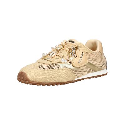 Sneaker STEVE MADDEN "STEVE MADDEN Sneaker Textil", Damen, Gr. 41, beige (natur), Textil, Schuhe Sneaker