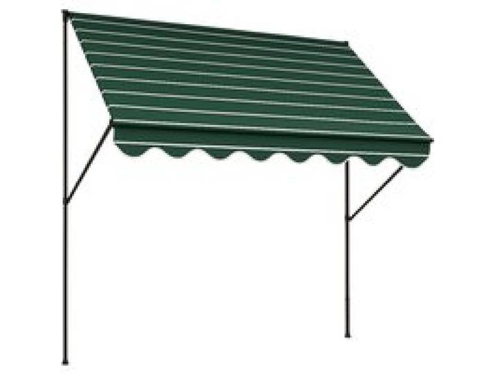 ANGERER Store banne à fixer (vert à fines rayures beige, 250 cm breit)