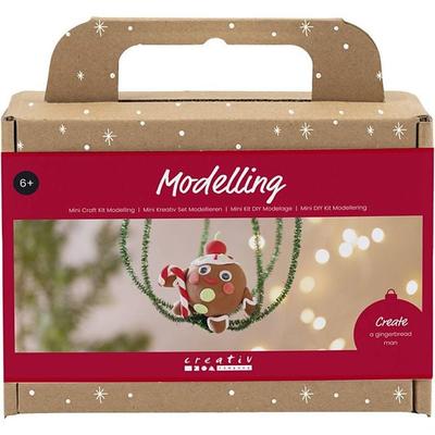 Creativ Company Mini Kreativ Set Modellieren, Lebkuchenmann, Sortierte Farben