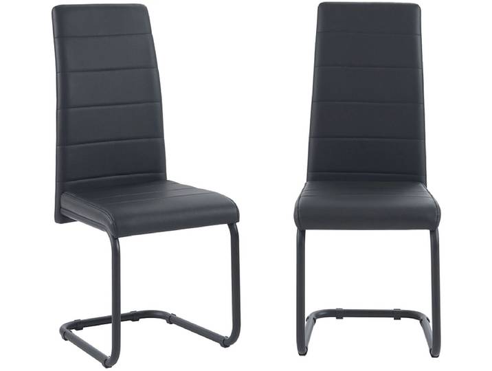 BAÏTA Set mit 2 Stühlen MARA Schaum schwarz