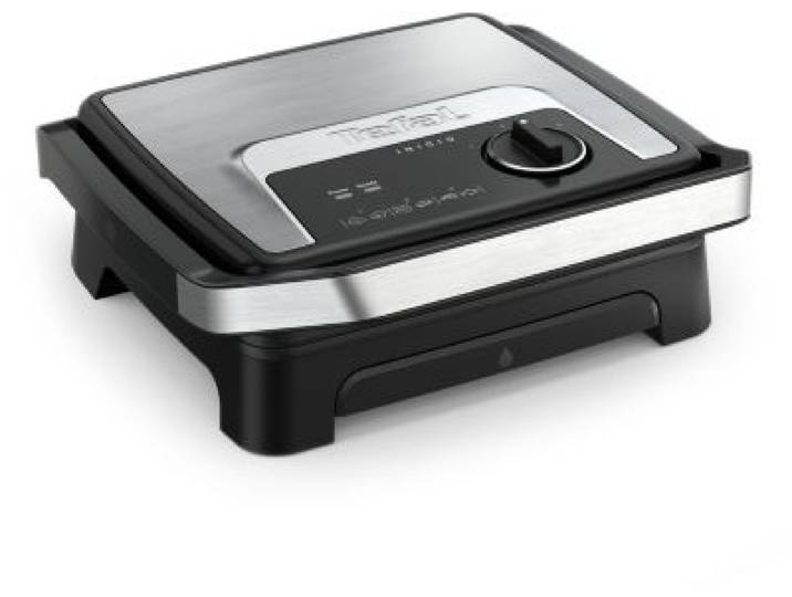 Tefal - Grille-Viande Gc272d10 Inox Noir À Poser, 29x26 Cm