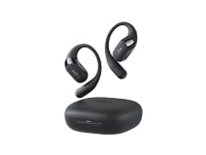 SHOKZ Ecouteurs sans Fil OpenFit 2 Plus à Conduction aérienne Noir