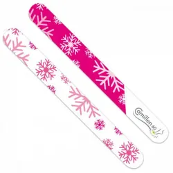 Camillen 60 Nagelfeile Weihnachten pink 150/220 (1 Stück)