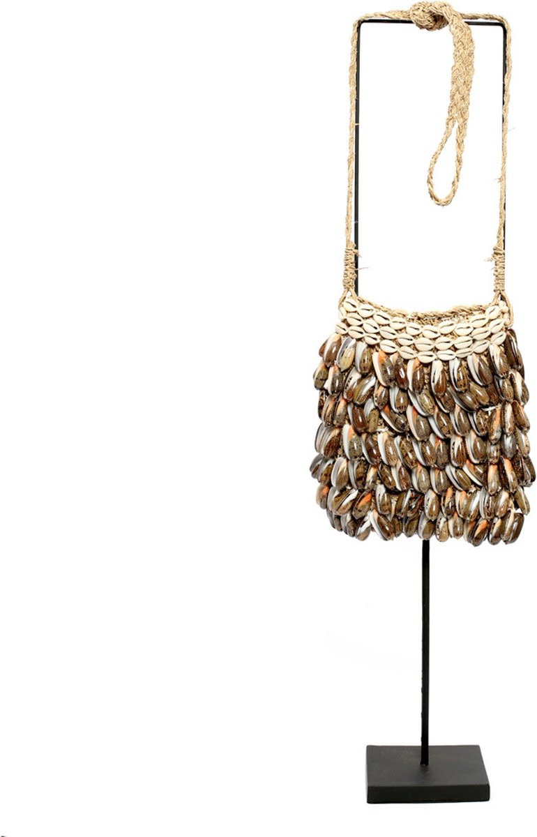Bazar Bizar Shell Purse Decoratie - Schelpen ornament voor op tafel - Japandi decoratie