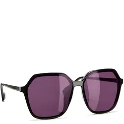 Sonnenbrille LASCANA, Damen, schwarz, lila, Sonnenbrillen Sonnenbrille, Trendy Sonnenbrille mit UV Schutz, große Damenbrille, Sonnenschutz