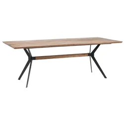 KARE DESIGN Esstisch 80759 Downtown 220 x 100 cm Holz Braun Eiche