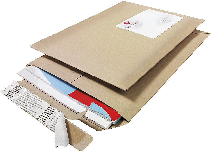 Versandtasche Printstar, braun, Innen-LxB 310 x 235 mm, VE 100 Stk ratioform