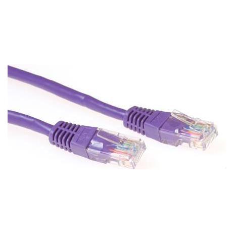 ACT CAT5E UTP patchcable purpleCAT5E UTP patchcable purple Netzwerkkabel (U/UTP, CAT5e, 7 m) (IB4707)