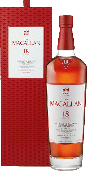 The Macallan Sherry Oak Cask 18 Years Old 2025