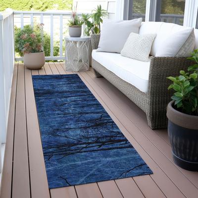 Addison Rugs Machine Washable Indoor/Outdoor Modern Forest Chantille Rug