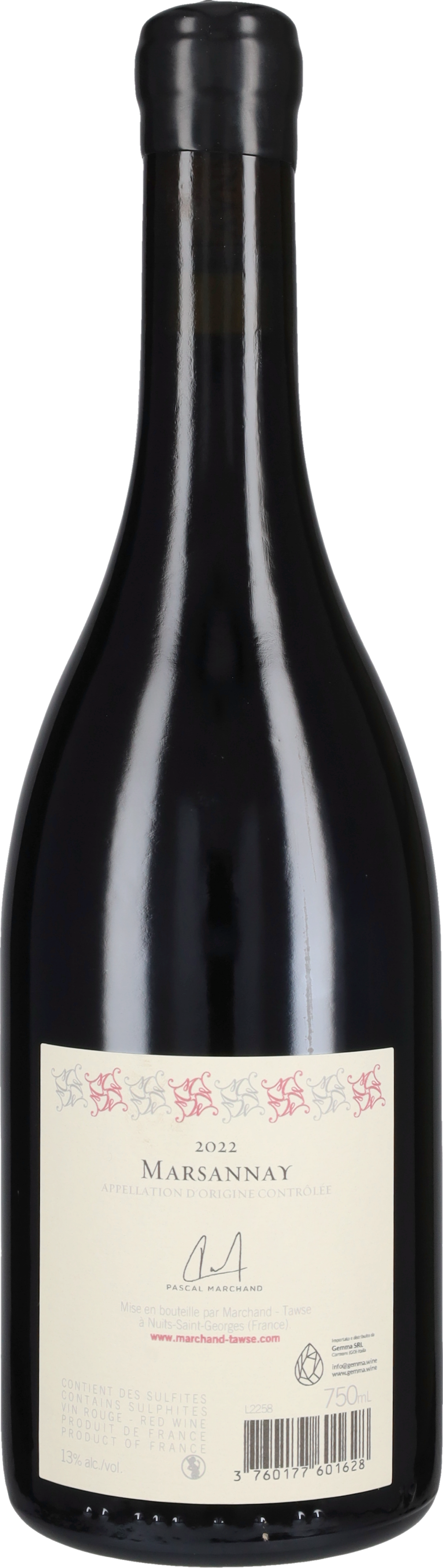 Marchand-Tawse Marsannay Marchand Tawse 2022