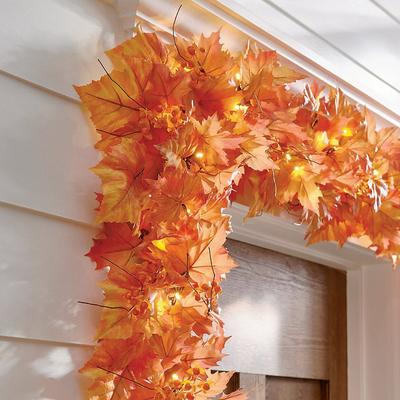 Glowing Harvest Garland - Grandin Road