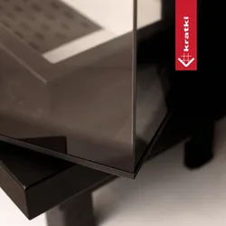 Kamineinsatz aus Stahl KRATKI MBN rechts 10 kW Ø 200