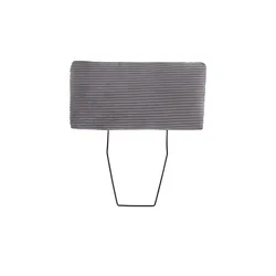 Kopfstütze  Carly ¦ grau ¦ Maße (cm): B: 55 H: 28 T: 18.0