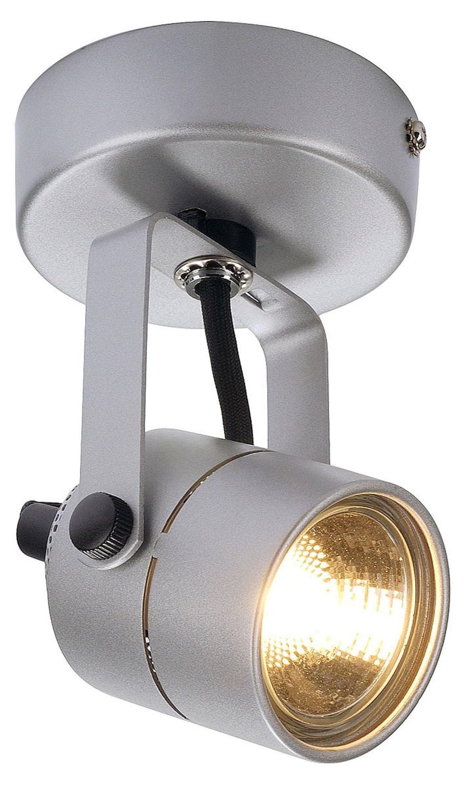 SLV Design spot Spot 79 ronde opbouwspot metaalgrijs 230V