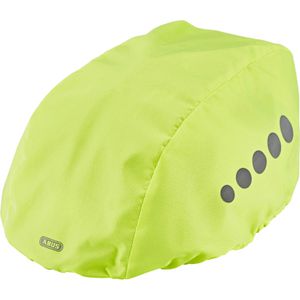 Abus Helmüberzug Universal Regenschutz, reflektierend, für Fahrradhelm, neongelb, wind- und wasserdicht