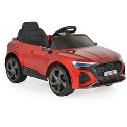 Moni Kinder Elektroauto Audi SQ8 e-tron EVA-Reifen Musik Licht MP3-Eingang Gurt rot