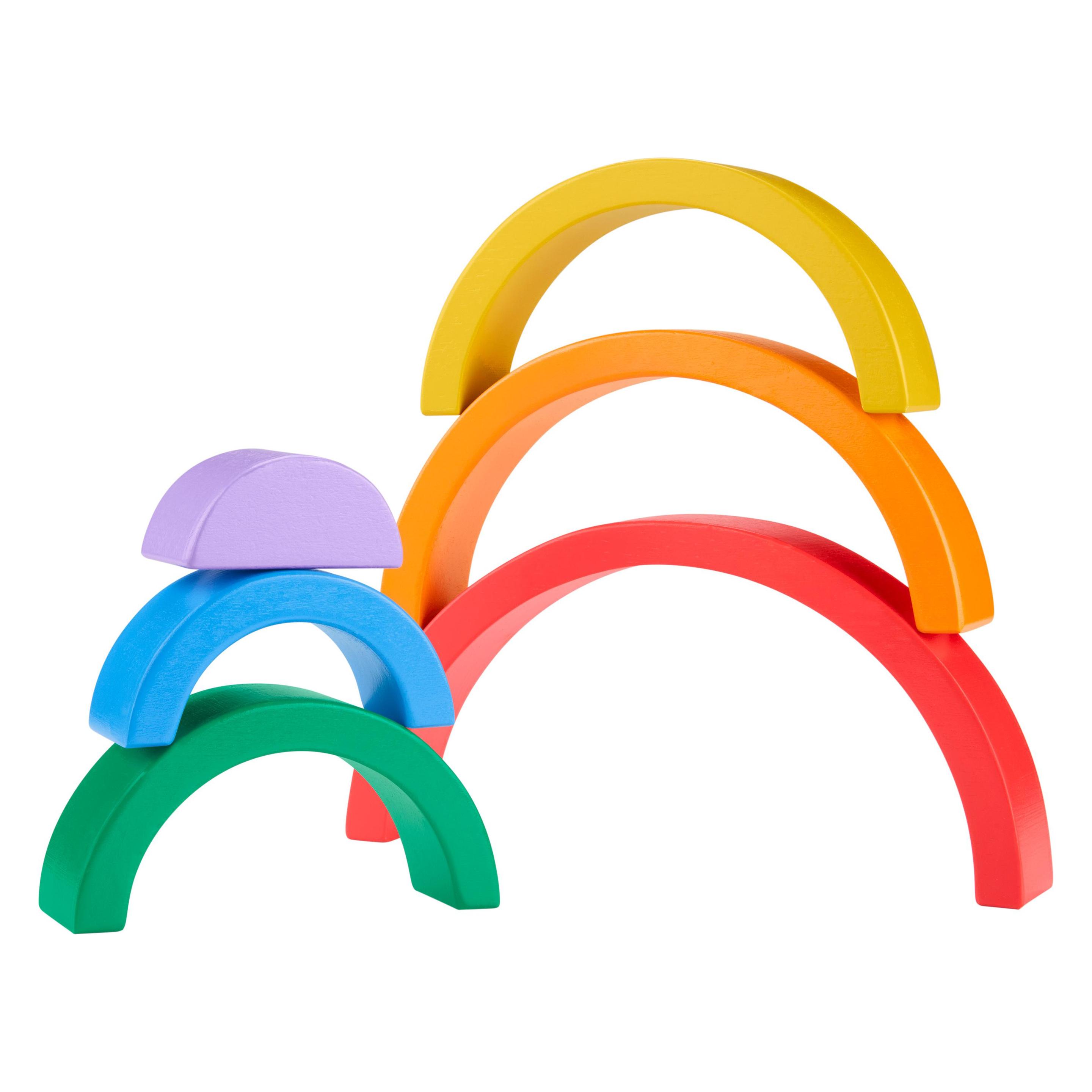 Fisher-Price Stapelbarer Holz-Regenbogen (HXT73)