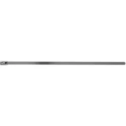 HP Autozubehör Länge 360 mm Breite 4,6 mm Edelstahl (Metallkabelbinder, 360 mm, 100 Stk.)