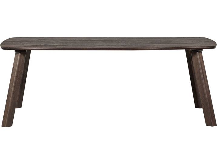 Esstisch WOOOD Tablo FSC Mix Eichenholz Dänisch-oval, H 74 x B 180 x T 100 cm , braun (mysticbraun), B:219cm H:74cm, Tische, Esstisch