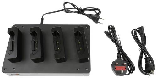 Brodit 216369 Ladeadapter 4 x Samsung, Galaxy Xcover 5 mit Europa-Adapter, mit UK-Adapter, mit USA-Adapter