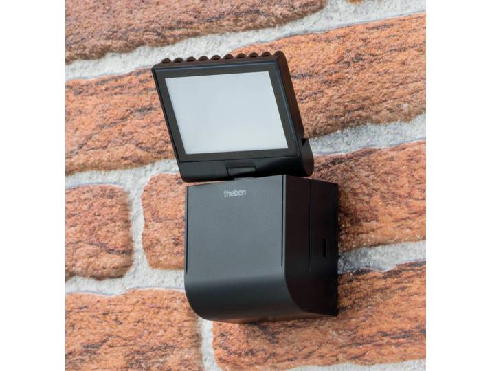 Theben LED Außenwandleuchte theLeda S8-100L, schwarz, Kunststoff