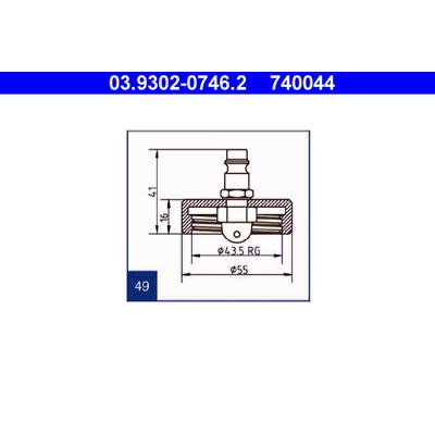 ATE Entlüfterstutzen 03930207462