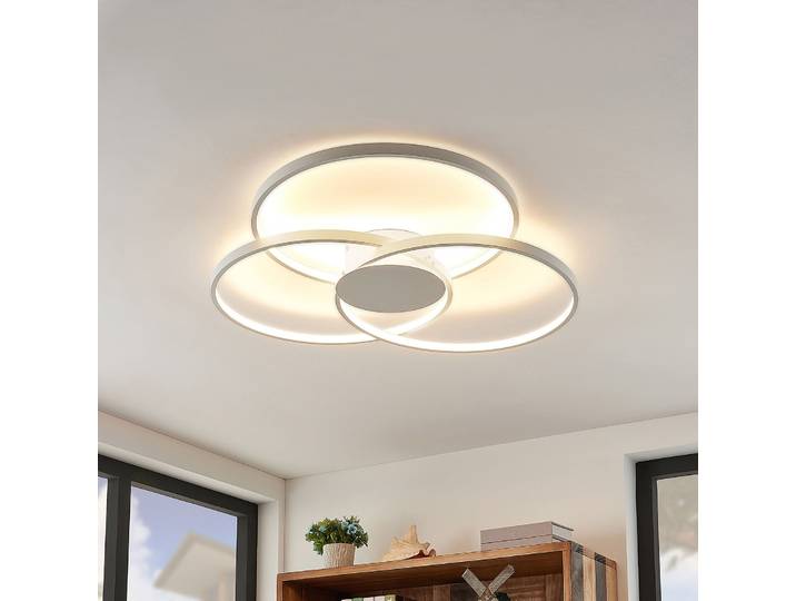 Riley Deckenleuchte White - Lindby - Wohnzimmer - Modern - Aluminium - Ring