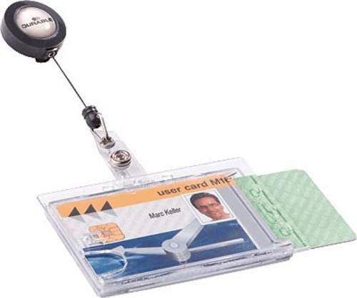 Durable 822419 Namensschild 8224 Jojo, Druckknopf-Schlaufe 10St.