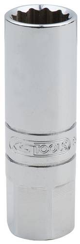 KS Tools 918.3990 3/8" CHROMEplus Spezial-Zündkerzen-Stecknuss, dünnwandig, 14mm