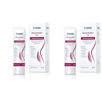 Evolsin Hämorrhoiden Gel Doppelpack 2x40 ml
