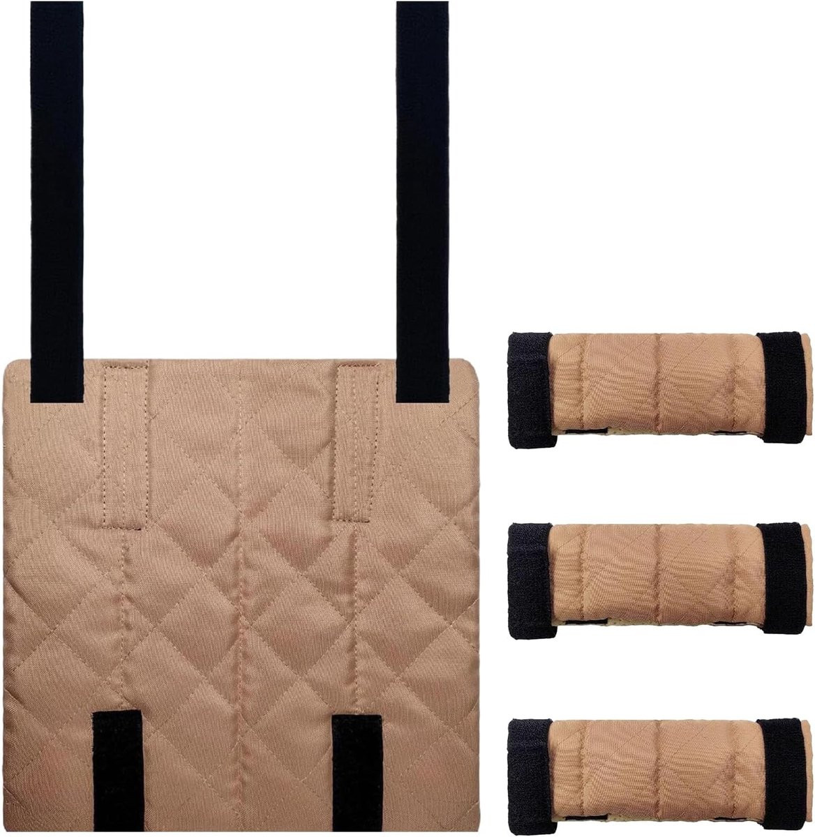 Antislip Trapmatten Grijs voor Volwassenen - Bedrand Bescherming - 25 x 25 x 1 cm