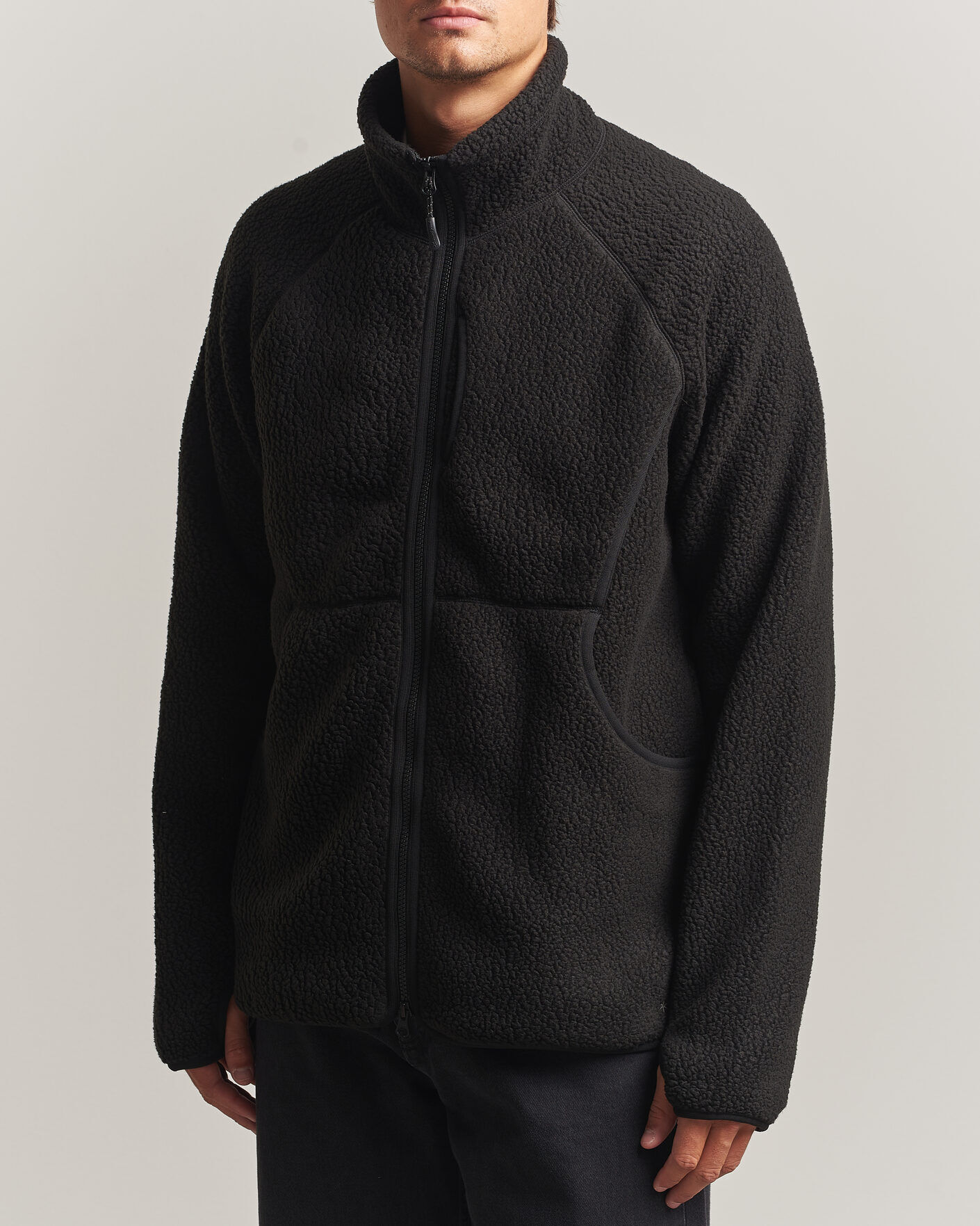 Snow Peak Thermal Boa Fleece Jacket Black men S Sort