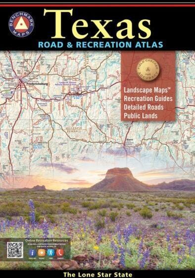 Texas Road and Recreation Atlas   Benchmark Maps