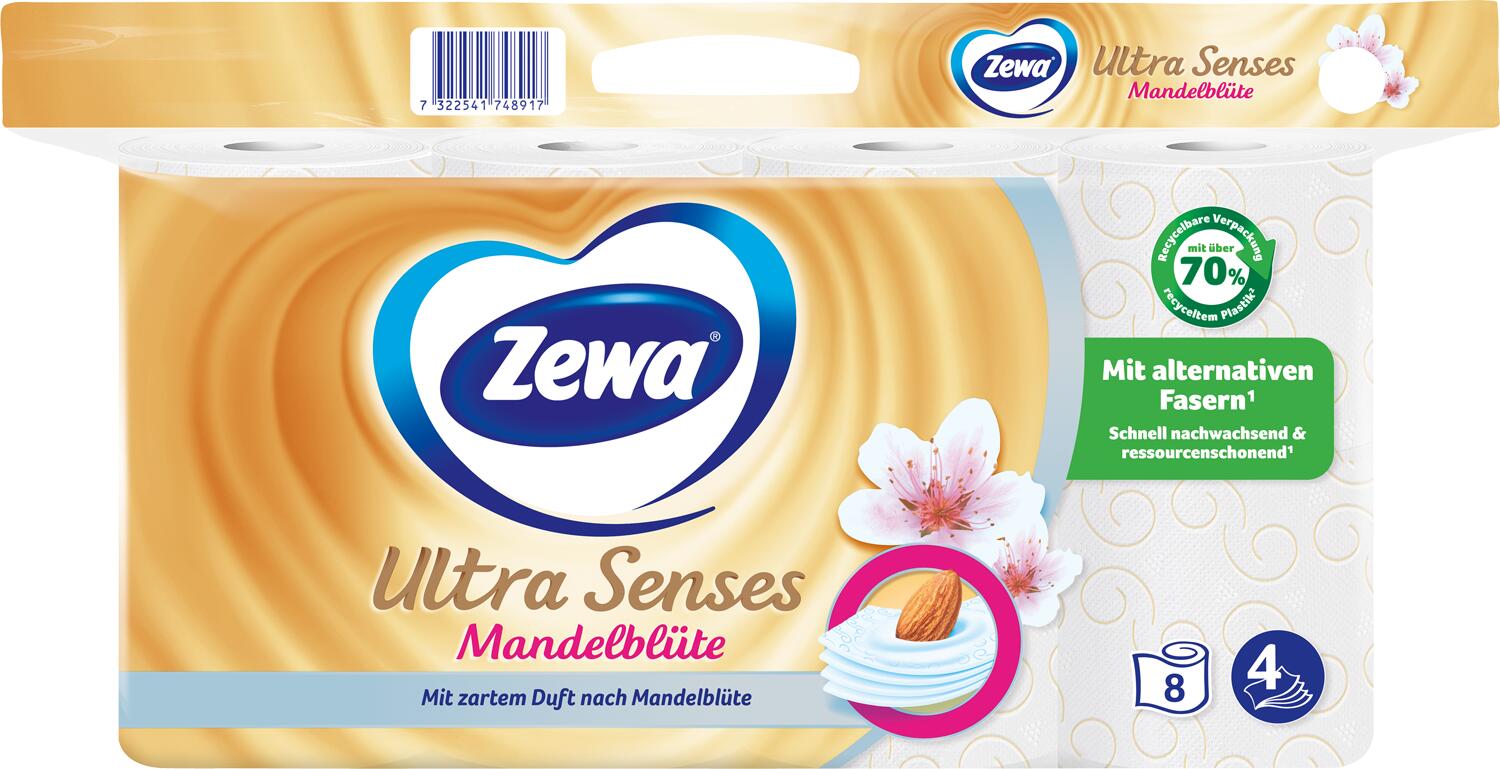 Zewa Toilettenpapier Mandelmilch 4-lagig 839290