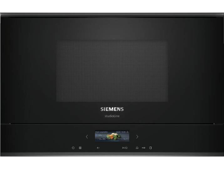 Siemens iQ700, Einbau-Mikrowelle, Schwarz, BF922L1B1, ID BF922L1B1