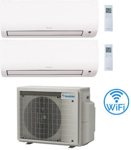 Daikin Condizionatore Climatizzatore dual split inverter R-32 Comfora 7000+7000 con 2MXM40A con Wi-Fi integrato