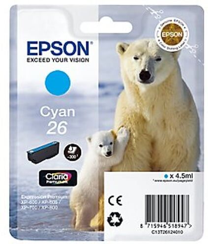 Epson 26 (T2612) tinteiro ciano