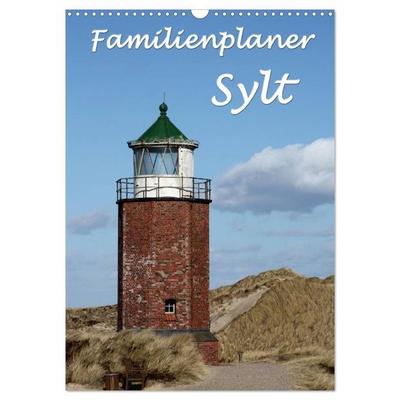Familienplaner - Sylt (Wandkalender 2027 DIN A3 hoch), CALVENDO Monatskalender