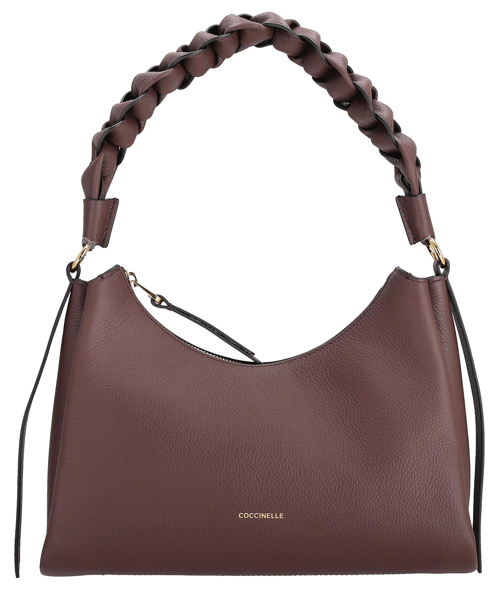 Coccinelle Boheme Grana Double - Beuteltasche S 30 cm (berry/winter rose)
