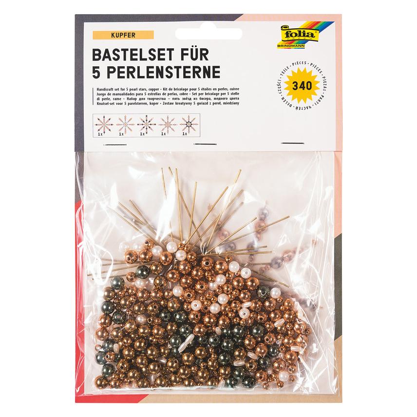 Folia Perlensterne Copper, 5 Stück (12560)