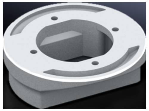 Rittal CP 6212.500 Adapter starr Aluminium Hellgrau 1St.