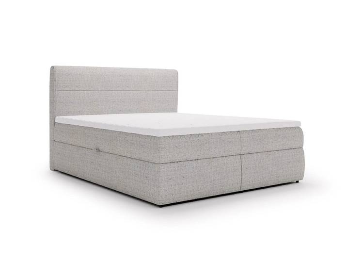 Boxspringbett SAGA weiss 160x200cm halbfest