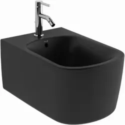 Kludi RESA S Wand-Bidet 27BIW0139 52 cm, verdeckte Befestigungen, Mattschwarz