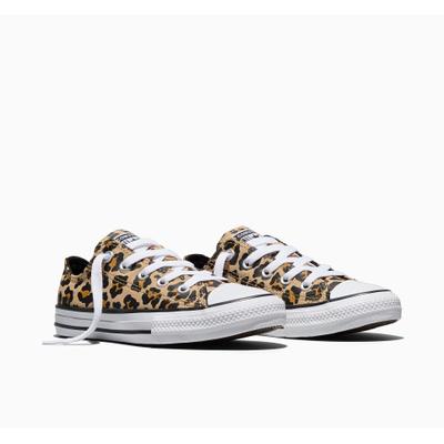 Sneaker CONVERSE "CHUCK TAYLOR ALL STAR", Mädchen, Gr. 33, Synthetik, braun (hay day, honey stick, schwarz), Textil, Schuhe Sneaker