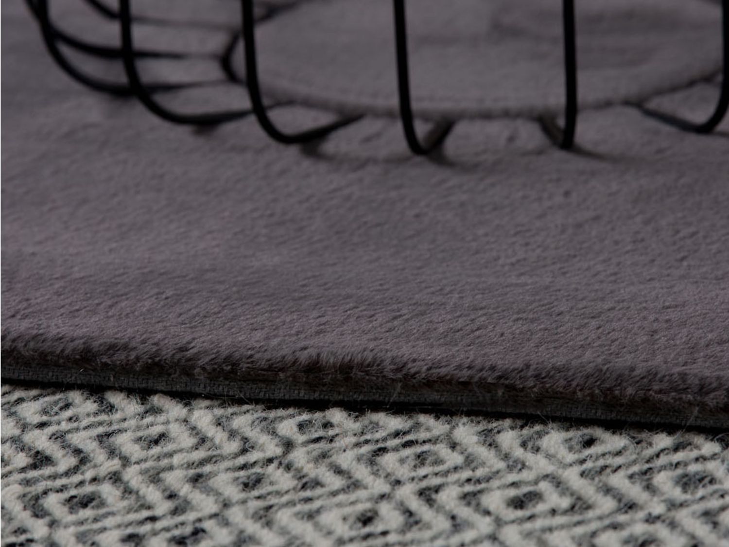 Obsession Teppich »My Cha Cha 535«, mit Kaninchenfell Haptik, geeignet für Fußbodenheizung