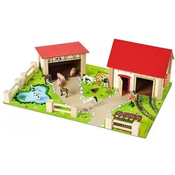 Eichhorn Houten Boerderij met Accessoires, 20dlg.